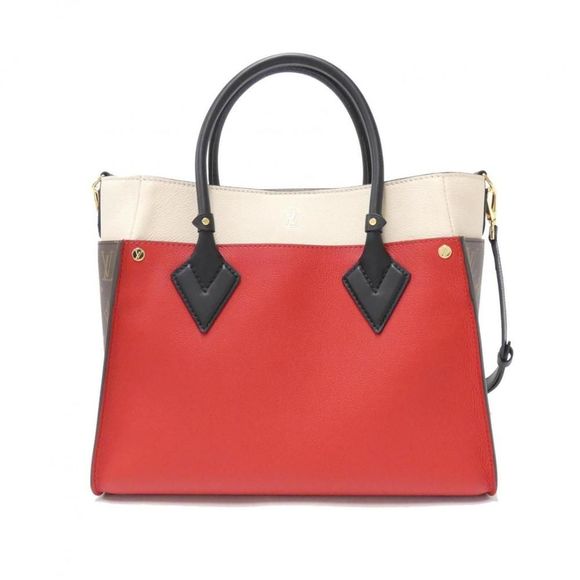 Louis Vuitton On My Side Monogram Bag Rouge Pirate / Gold Metal Fittings - Picture 2 of 6